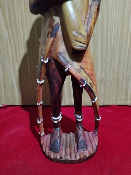 Statueta africana femeie Masai
