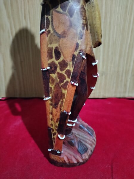 Statueta africana femeie Masai