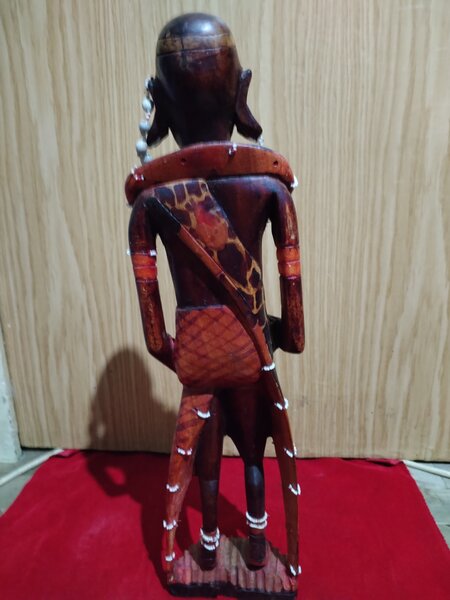 Statueta africana femeie Masai