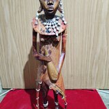 Statueta africana femeie Masai