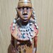 Statueta africana femeie Masai, 47 cm.